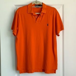Ralph Lauren Mens Large Orange Polo